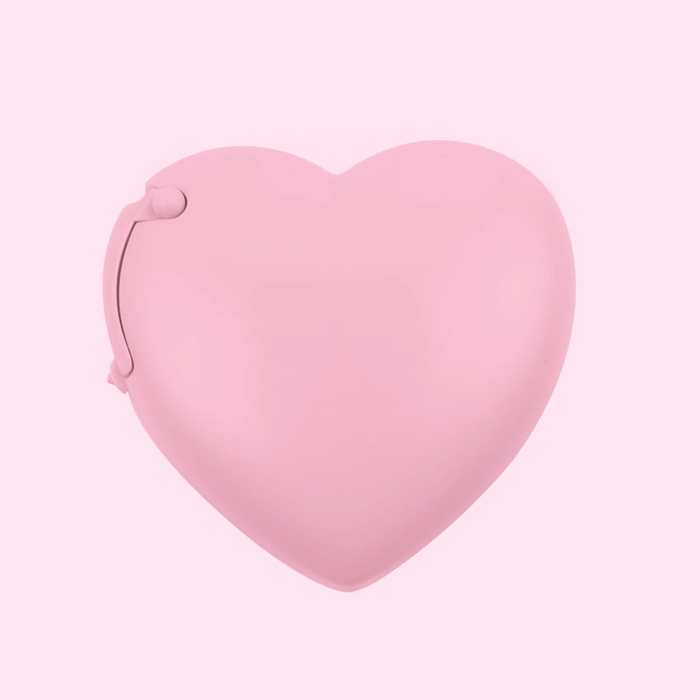 Heart Shaped Pink Plastic Tape Cutter