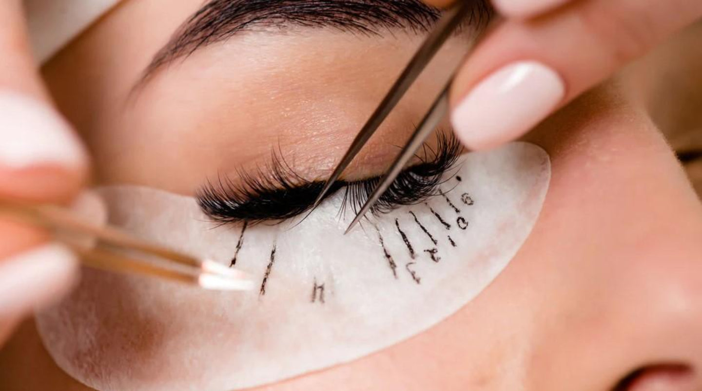 Lash Extension Placement