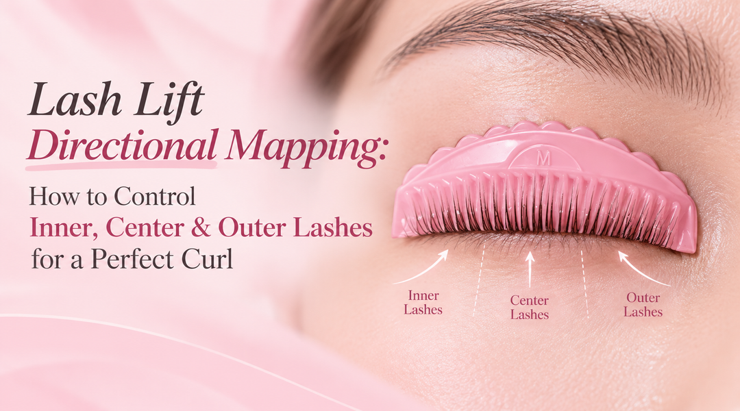 Lash Lift Directional Mapping: How to Control Inner, Center & Outer Lashes for a Perfect Curl