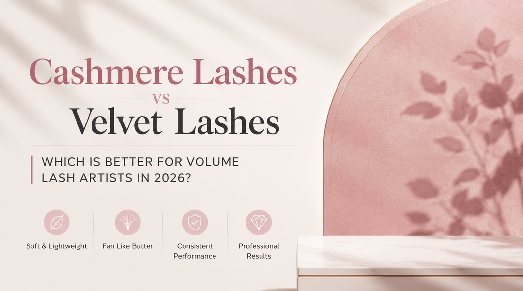 Cashmere Lashes vs Velvet Lashes: Which Is Better for Volume Lash Artists in 2026?