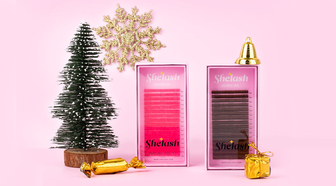 Christmas Magic Moment: Light Up Your Holiday Eye Makeup with Shelash Colored Lashes DIY