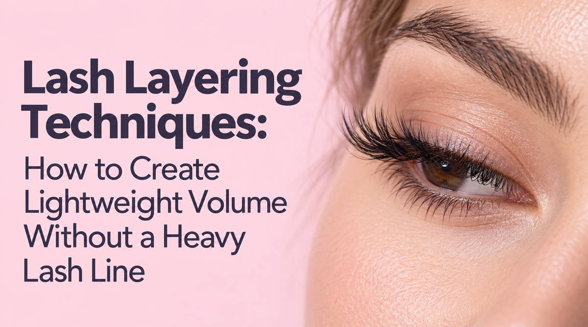 Lash Layering Techniques: How to Create Lightweight Volume Without a Heavy Lash Line