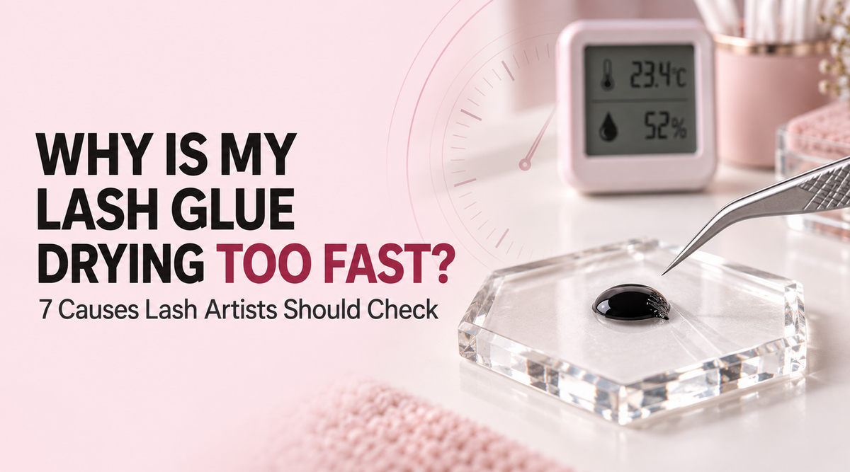 Why Is My Lash Glue Drying Too Fast? 7 Causes Lash Artists Should Check