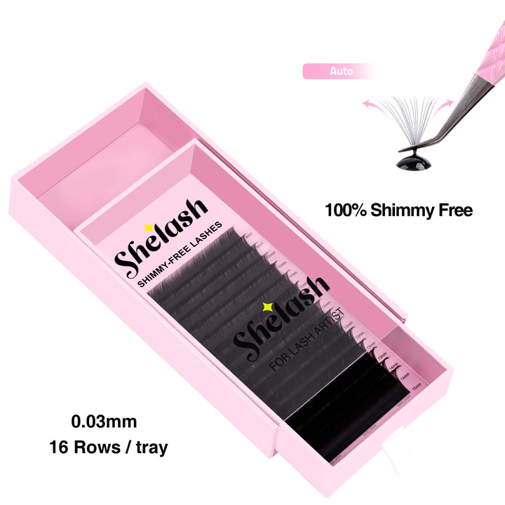 0.03 Shimmy-Free Lash Extensions