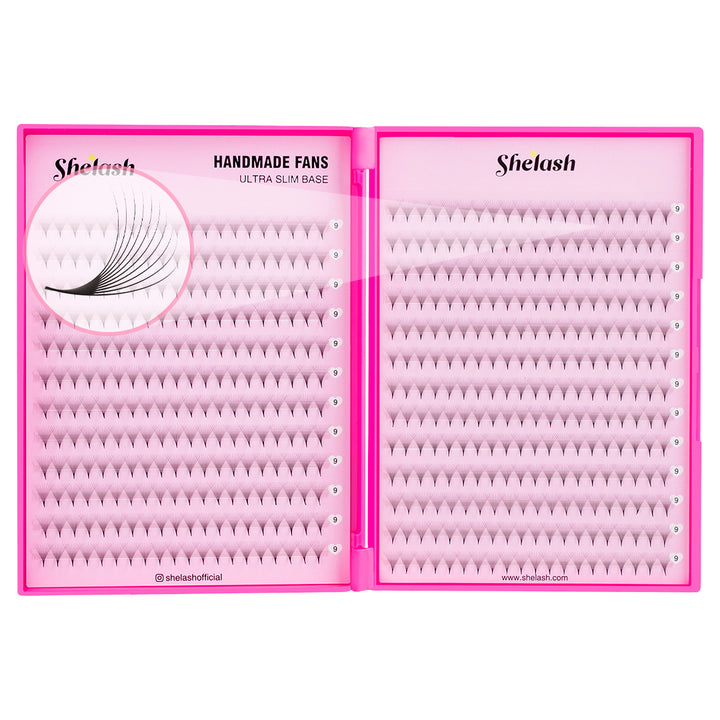 Wholesale 10D  Promade Volume Fans 0.05&0.07mm - 500 Fans