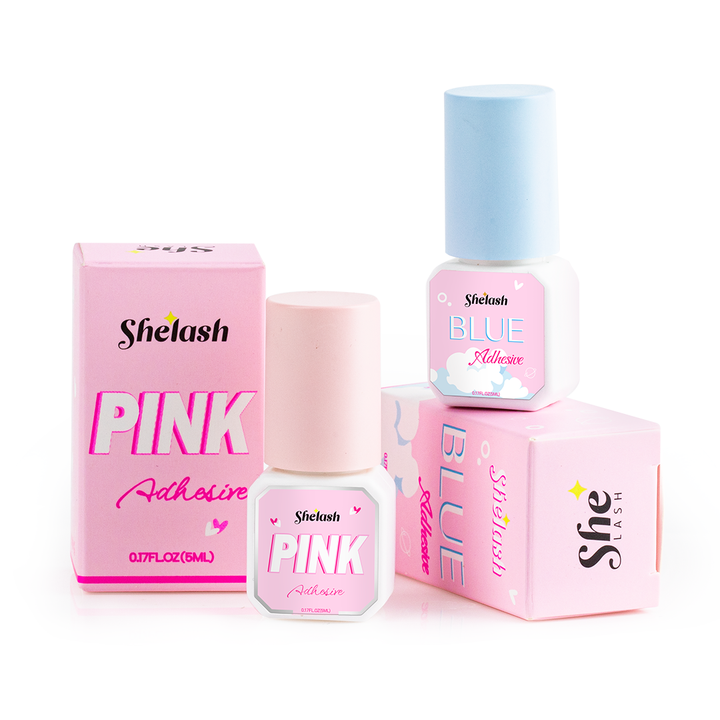 1_SECOND_Pink_Blue_Adhesive_Eyelash_Extension_Glue