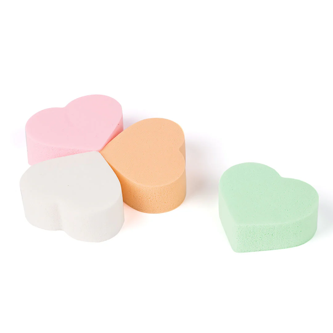 Heart Shaped Eyelash Extension Sponge