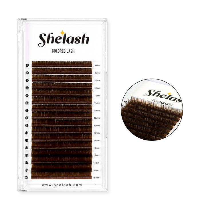 0.07 Satiny Brown Lashes