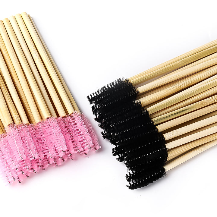 Bamboo Eyelash Brush(50 Pcs)