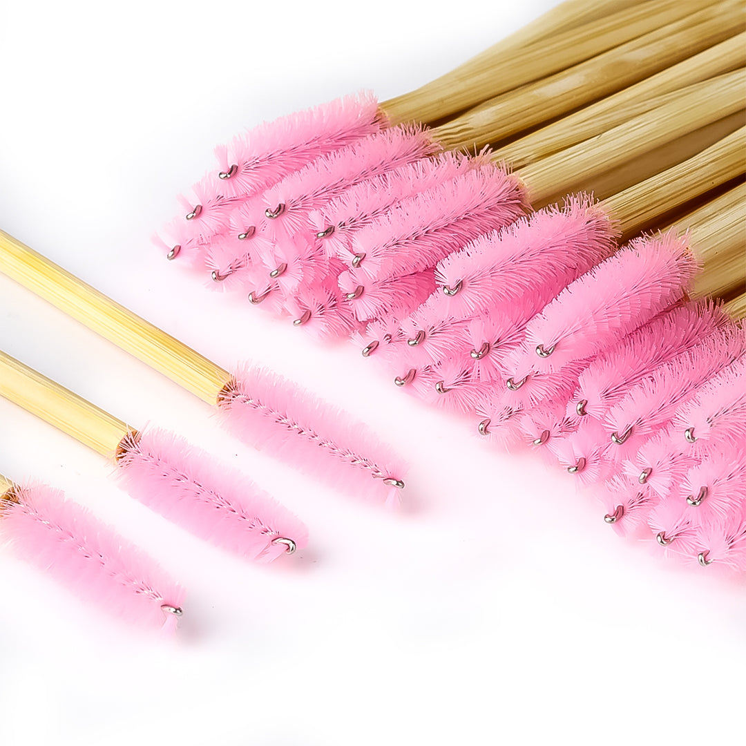 Bamboo Eyelash Brush(50 Pcs)