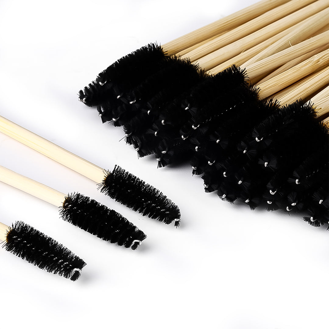 Bamboo Eyelash Brush(50 Pcs)