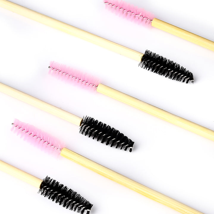 Bamboo Eyelash Brush(50 Pcs)