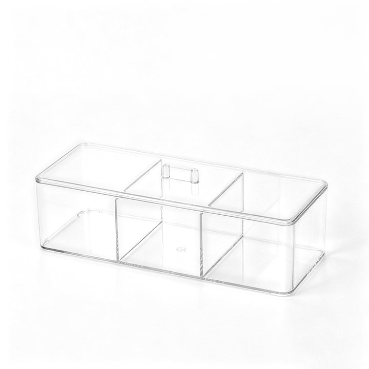 Crystal-clear visibility, snap-on dust-proof cover, keeps glue rings and small tools organized.
