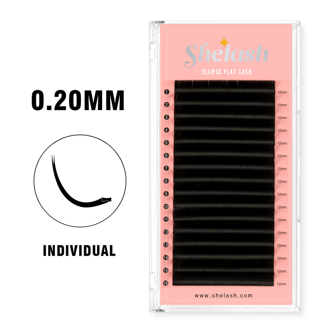 0.20 Ellipse Flat Classic Lashes