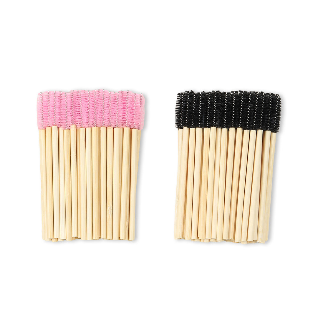 Bamboo Eyelash Brush(50 Pcs)