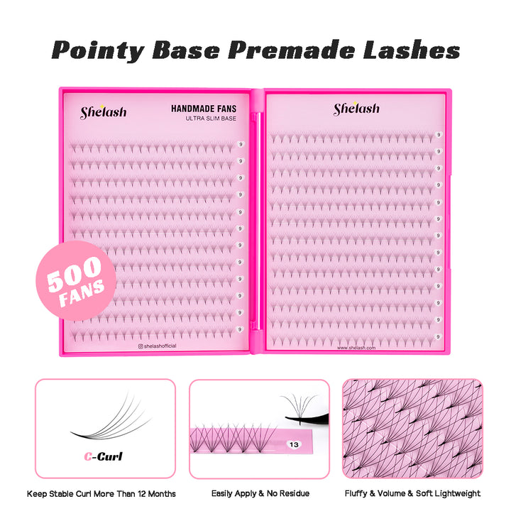 5D  Promade Volume Fans- 500 Fans