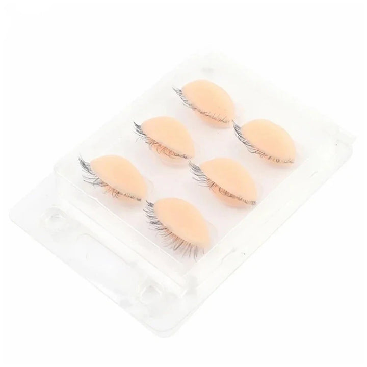 Eyelash Extensions Mannequin and Eyelids Training Combo Pack