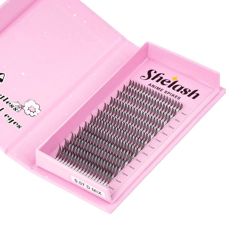 0.07MM Wispy Anime Spike Lashes