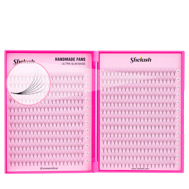 6D  Promade Volume Fans - 500 Fans