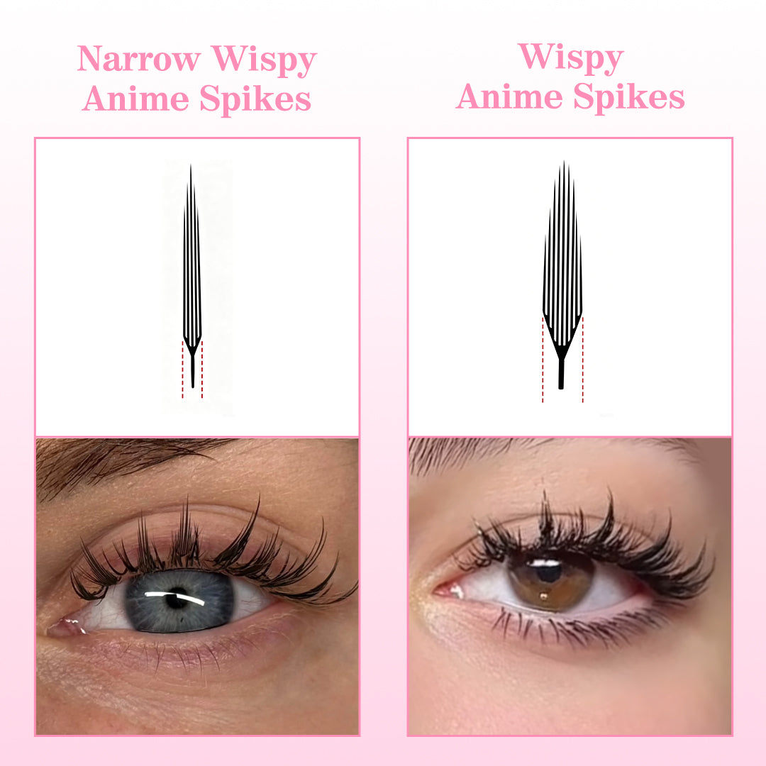 0.07MM Wispy Anime Spike Lashes