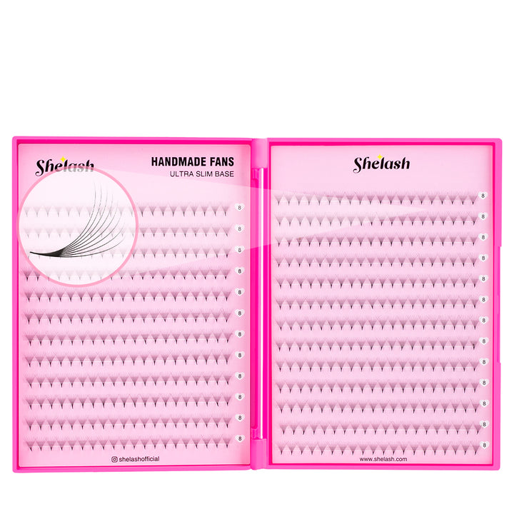 8D  Promade Volume Fans - 500 Fans