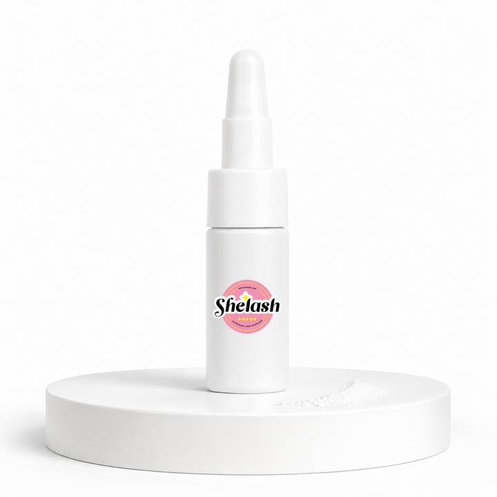Lash lift mixing powder for Korean lash lift and lash perm procedures, helping professional lash artists adjust solution consistency for precise eyelash lift applications.