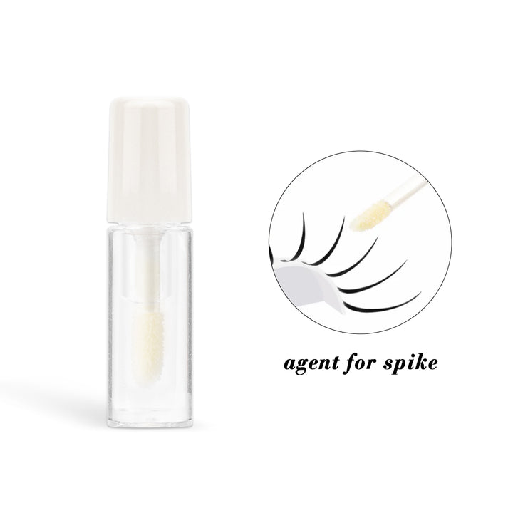 Mini Spike Styler lash lift & extension styling gel, precision spike brush, invisible raincoat water-resistant shield, pocket-sized portable, dual-purpose.
