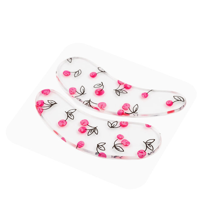 Reusable silicone eye pads. Soft medical-grade grip, easy to sanitize, protects under-eye area during lash treatments.