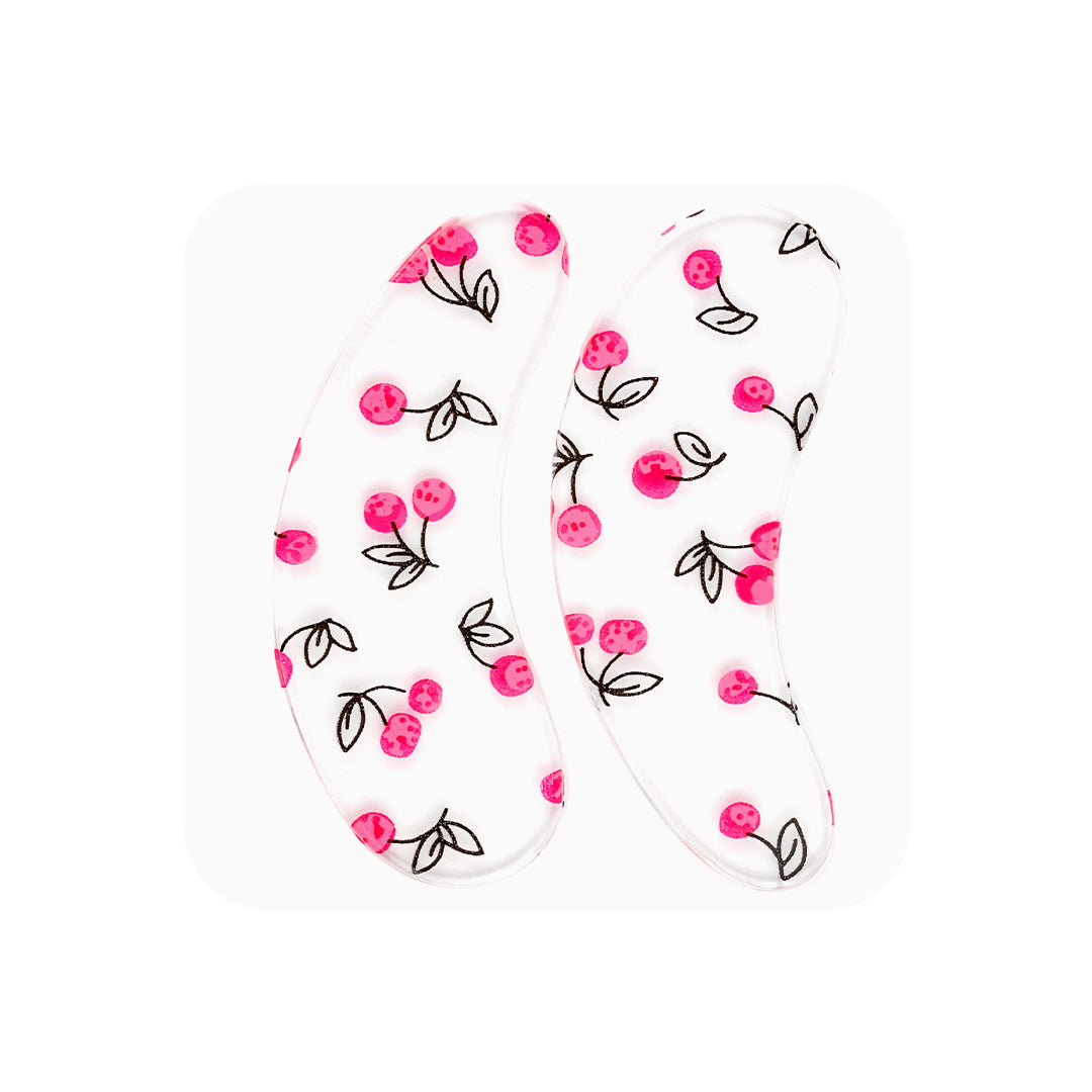 Reusable silicone eye pads. Soft medical-grade grip, easy to sanitize, protects under-eye area during lash treatments.