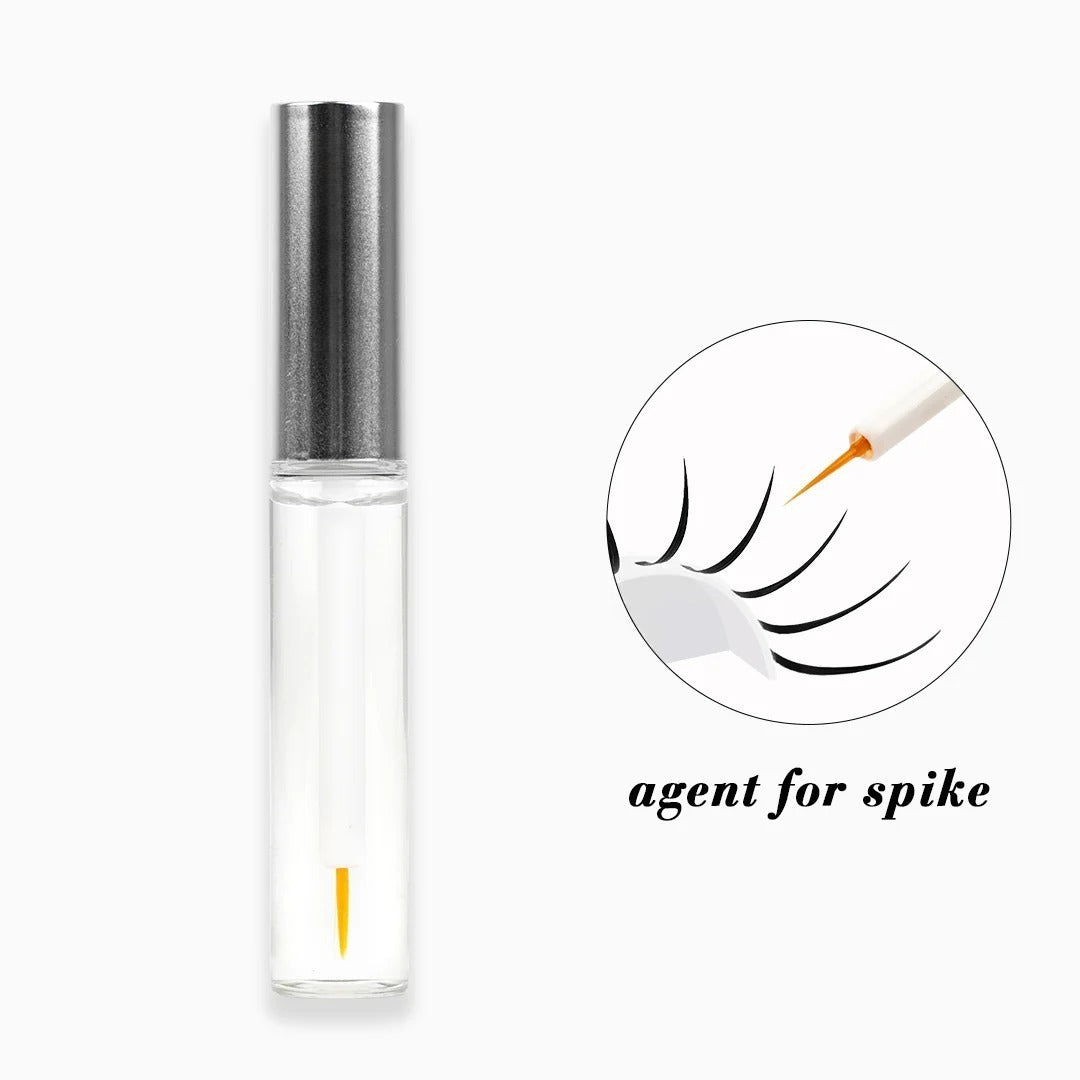 Spike Styler 10ml lash lift and extension styling gel with precision spike brush, lightweight flake-free formula, defines and separates lashes perfectly.
