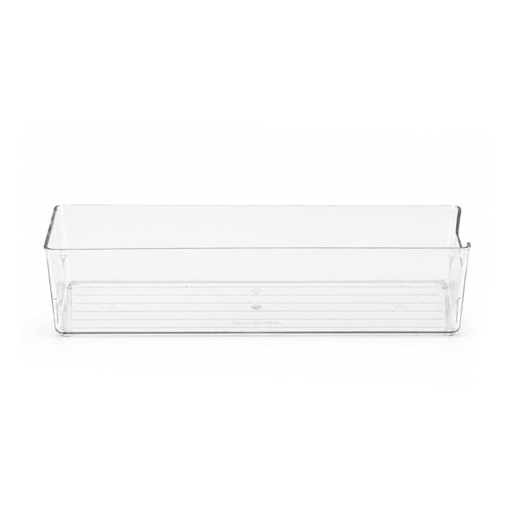 Clear lash storage box, open-access design, stackable, holds multiple lash trays, crystal-clear for instant style identification.