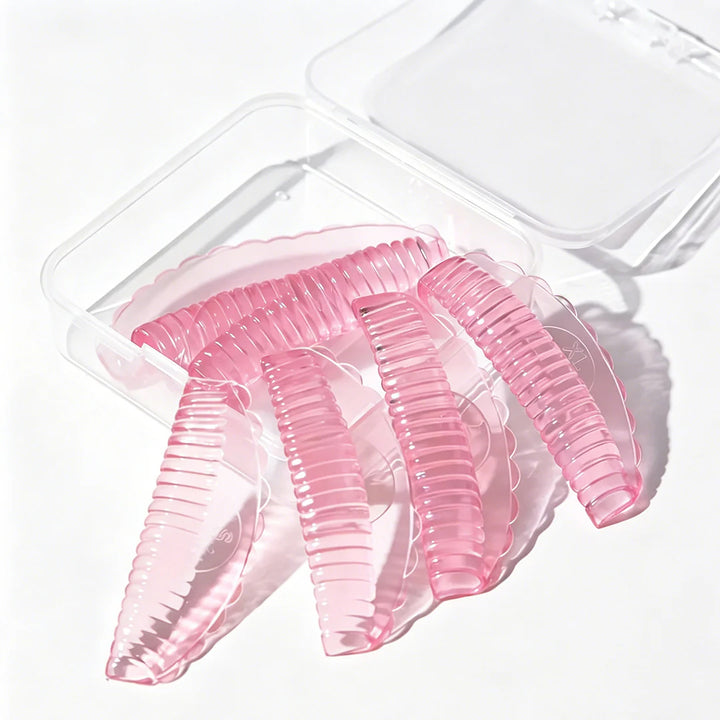 Wispy anime lash lift silicone shields for creating soft, separated, and curled lash lift styles for professional salon and lash artist use.