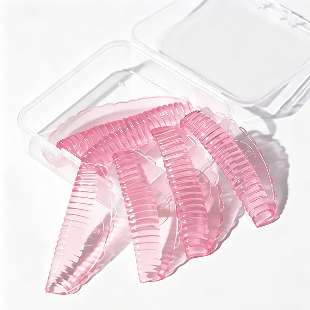 Wispy anime lash lift silicone shields for creating soft, separated, and curled lash lift styles for professional salon and lash artist use.