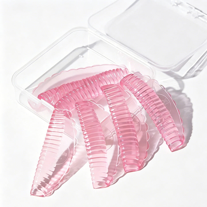 Wispy anime lash lift silicone shields for creating soft, separated, and curled lash lift styles for professional salon and lash artist use.