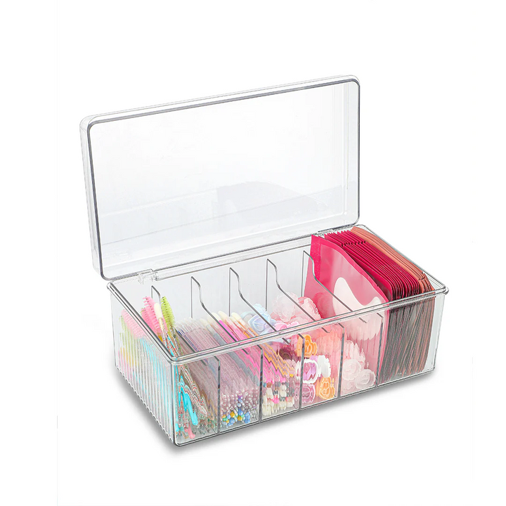 6 Grids Accessories Acrylic Storage Box SC