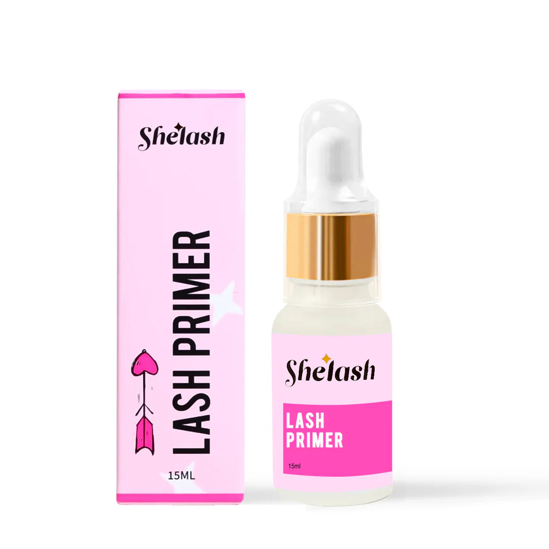 Professional lash primer, liquid non-drip formula, preps & disinfects lashes for extensions
