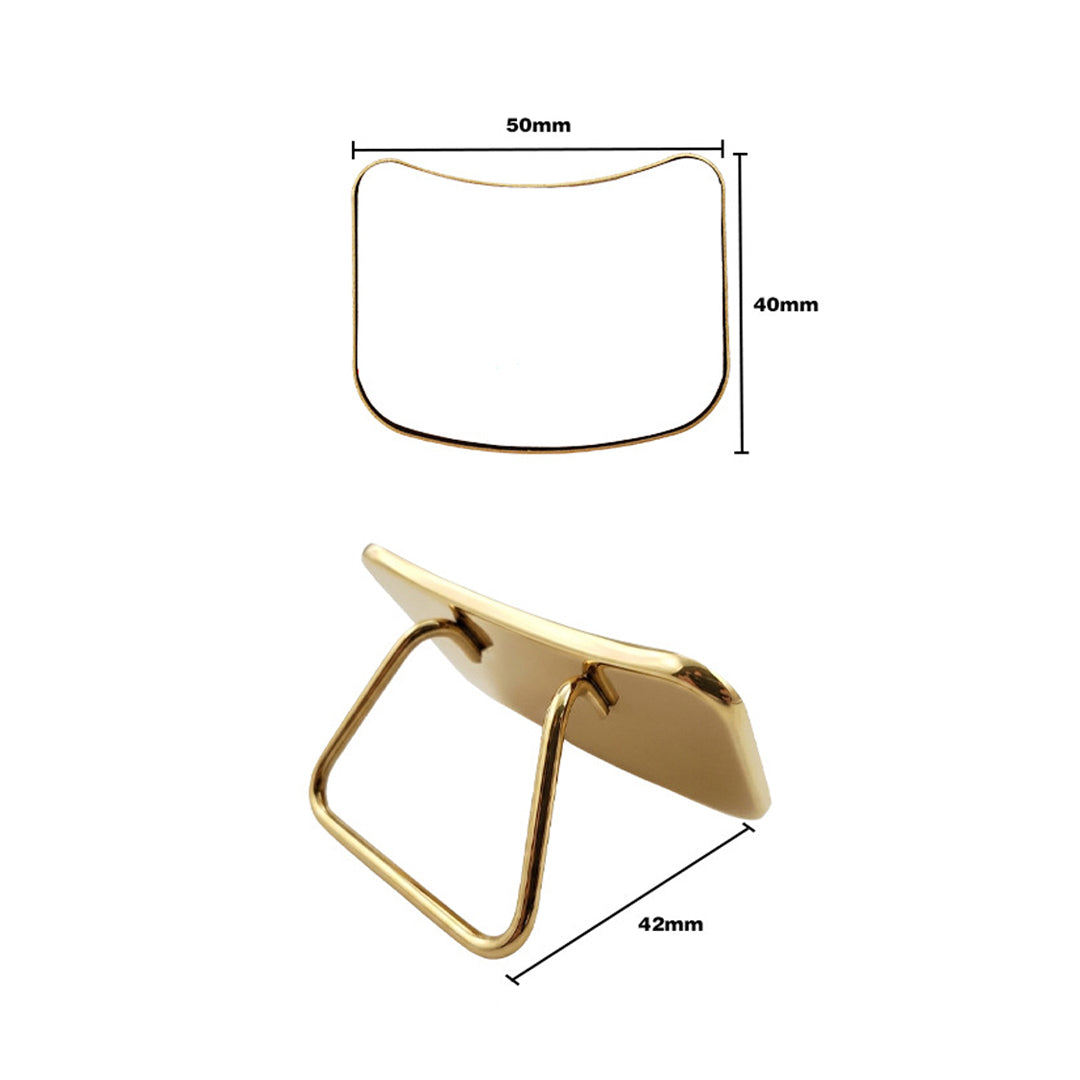 Stand-type lash mirror for professional eyelash extension application, detailed lash inspection, and precise beauty salon services.